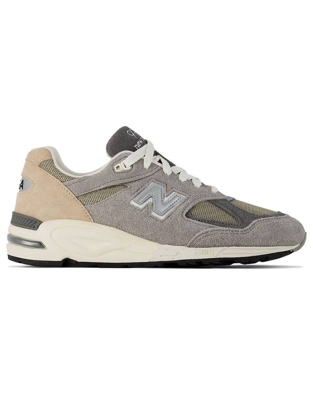 Teddy Santis 990 V2 Low-Top Sneakers Brown Grey - NEW BALANCE - BALAAN 1