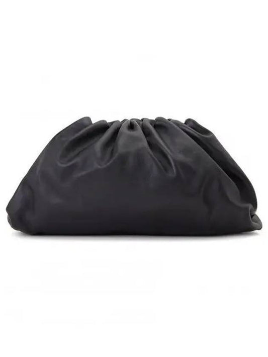 Nappa Pouch Dumpling Clutch Bag Black - BOTTEGA VENETA - BALAAN 2