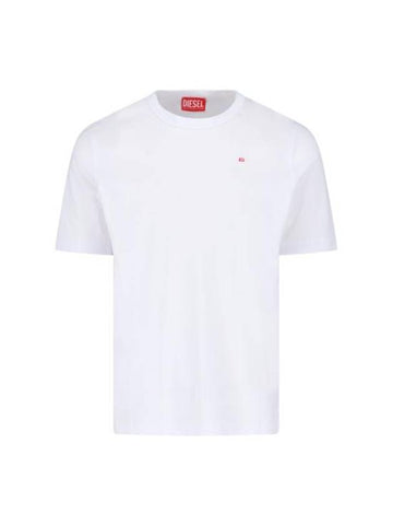 T Adjust Microdiv Short Sleeve T-Shirt White - DIESEL - BALAAN 1