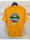 T shirt FB2758 717 Orange L Euro Fit - NIKE - BALAAN 4