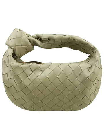 Jodie Intrecciato Small Tote Bag Travertine - BOTTEGA VENETA - BALAAN 1