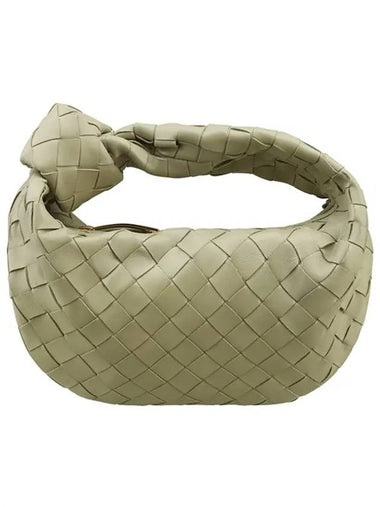 Jodie Intrecciato Small Tote Bag Travertine - BOTTEGA VENETA - BALAAN 1