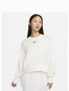 Sportswear Phoenix Fleece Crew Neck Sweatshirt White - NIKE - BALAAN 2