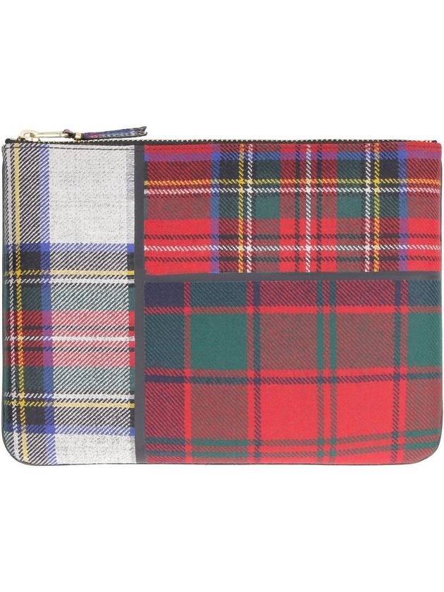 Comme Des Garçons Tartan Motif Flat Clutch - COMME DES GARCONS - BALAAN 2