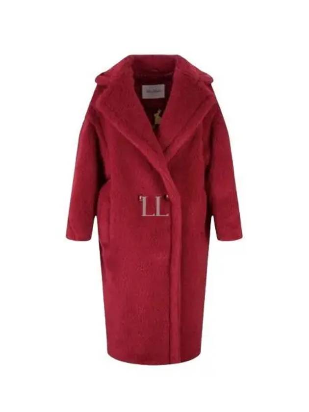 Lina Teddy Bear Icon Fur Coat Red - MAX MARA - BALAAN 2