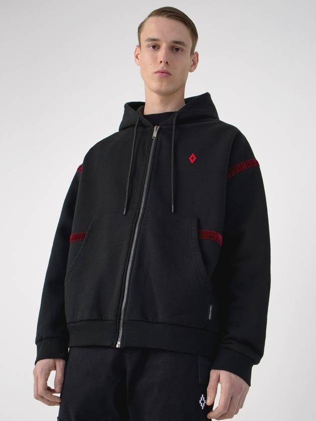 Men's hooded zipup CMBE009F 19506023 - MARCELO BURLON - BALAAN 4