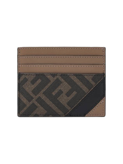 FF Logo Card Wallet Brown - FENDI - BALAAN 2