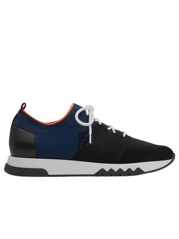 Exploit Knit Low Top Sneakers Noir Marine - HERMES - BALAAN 1