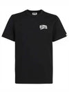 Men's Arch Logo Small Short Sleeve T-Shirt Black - BILLIONAIRE BOYS CLUB - BALAAN 2