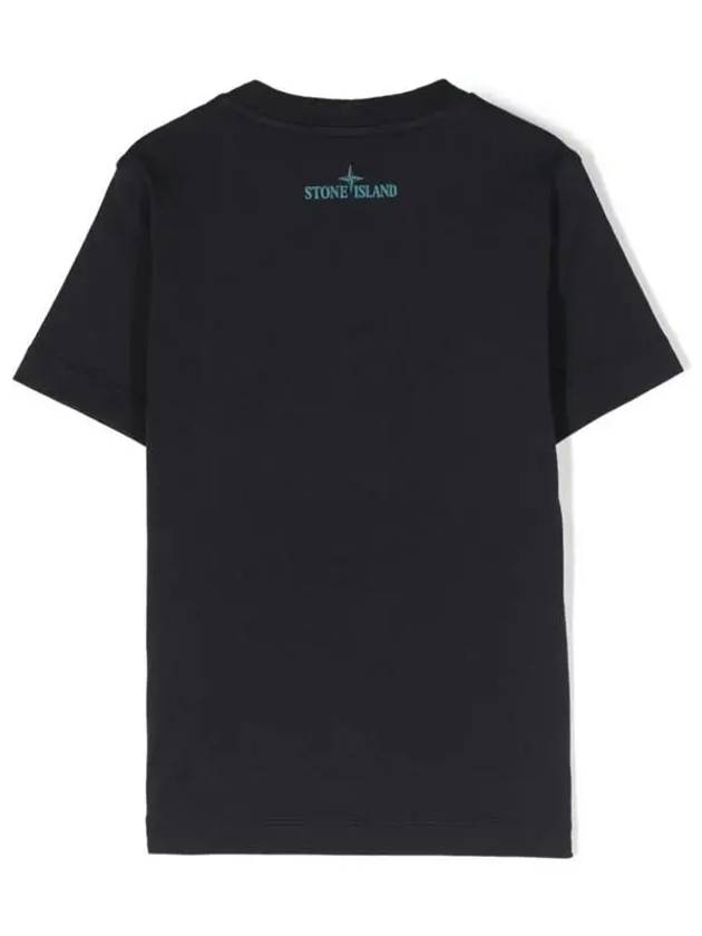 Stone Kids 6 10 Logo Short Sleeve T Shirt Navy - STONE ISLAND - BALAAN 3