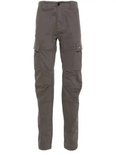 Stretch Satin Cargo Straight Pants Purple - CP COMPANY - BALAAN 2