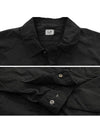 Chrome-R Pocket Over Long Sleeve Shirt Black - CP COMPANY - BALAAN 3