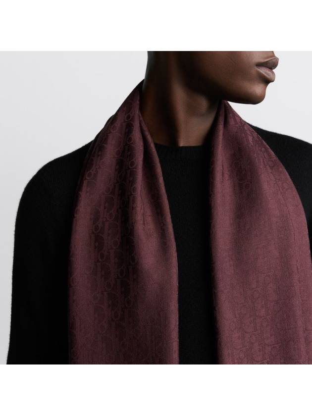 frayed edge scarf - DIOR - BALAAN 4