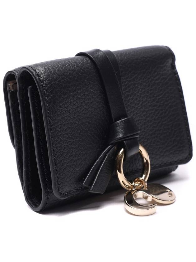 Alphabet Small Half Wallet Black - CHLOE - BALAAN 4