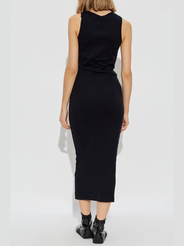 JW Anderson Ribbed Dress, Women's, Black - JW ANDERSON - BALAAN 4