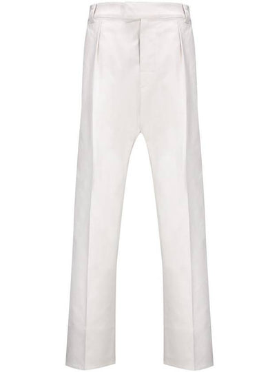 Cotton drill straight pants light beige - MONCLER - BALAAN 2