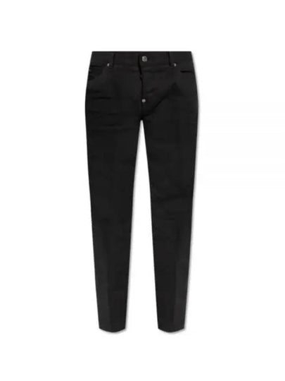 Bull Cool Girl Low Rise Denim Jeans Black - DSQUARED2 - BALAAN 2