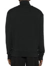 Fox Head Patch Half Zipper Sweatshirt Black - MAISON KITSUNE - BALAAN 4