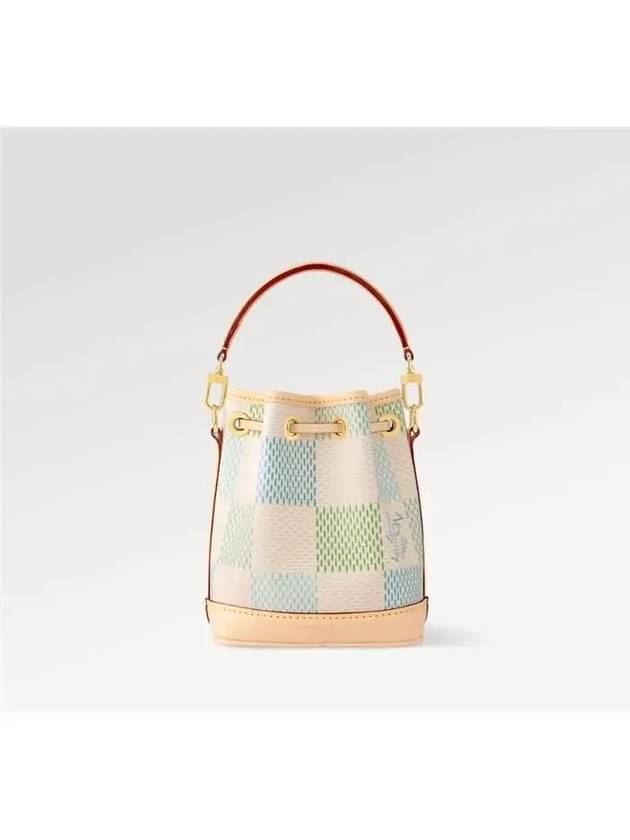 Nano Noe D15 Damier Bucket Bag Green - LOUIS VUITTON - BALAAN 7