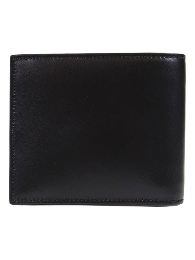 Tiny Cassandre East West Wallet in Matte Leather Black - SAINT LAURENT - BALAAN 3