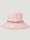 Logo Print Wide Brim Polyester Bucket Hat White Pink - MONCLER - BALAAN 2