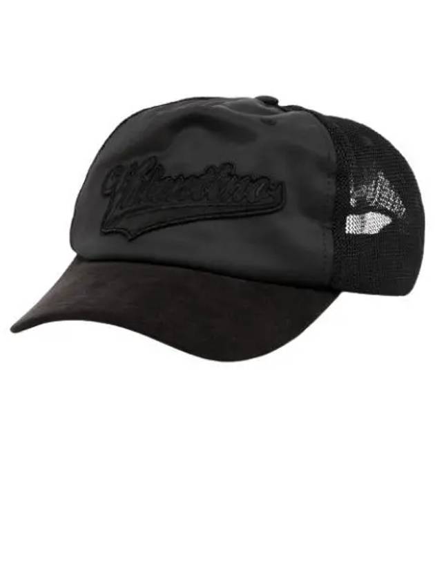 VLTN Logo Embroidery Base Ball Cap Black - VALENTINO - BALAAN 2