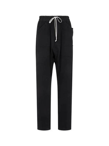 MEN DRKSHDW Out Pocket Drawstring Cargo Pants Black 270045 - RICK OWENS - BALAAN 1