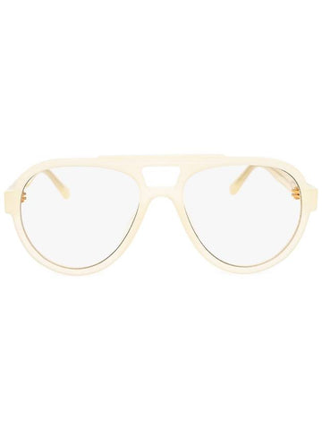 Linda Farrow Sunglasses, Women's, Cream - LINDA FARROW - BALAAN 1