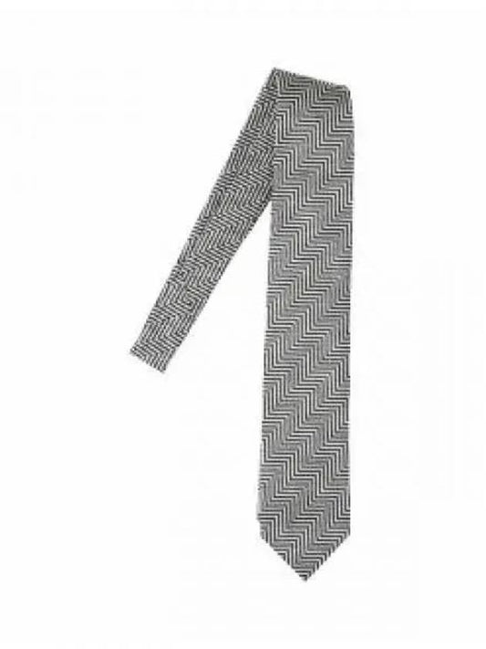 pattern silk tie gray - TOM FORD - BALAAN 2