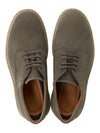 Men's London Metropole Derby Grey Nubuck - ECCO - BALAAN 3