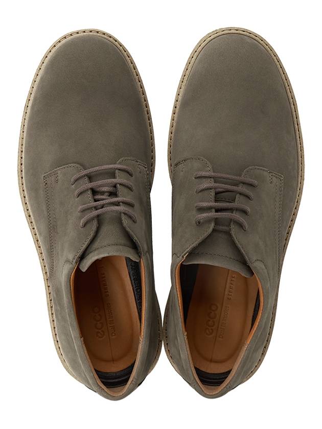 Men's London Metropole Derby Grey Nubuck - ECCO - BALAAN 3