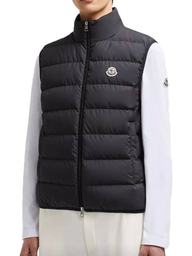 Contrin Vest Black - MONCLER - BALAAN 3