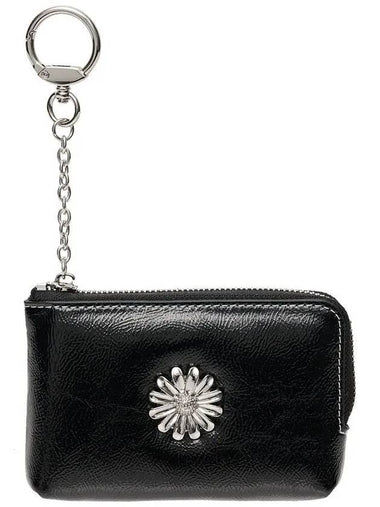 Daisy Keyring Card Wallet Black - LE MASQUE - BALAAN 1