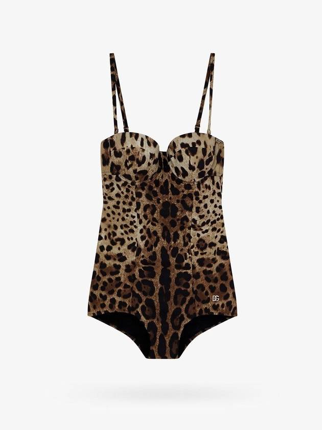 24 ss One Piece Swimsuit WITH Iconic Animalear Motif O9A13JONO11HY13M B0650988800 - DOLCE&GABBANA - BALAAN 1