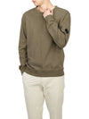 Lens Wappen Cotton Sweatshirt Brown - CP COMPANY - BALAAN 6