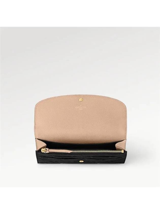 Emilie Wallet Monogram Empreinte Black - LOUIS VUITTON - BALAAN 4