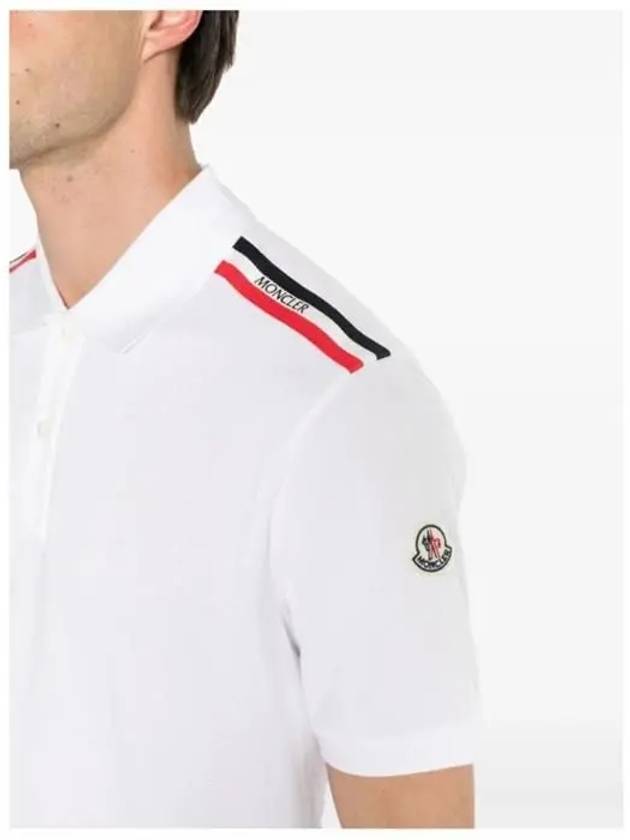 Logo patch short sleeve collar 8A00020 89A16 002 - MONCLER - BALAAN 5