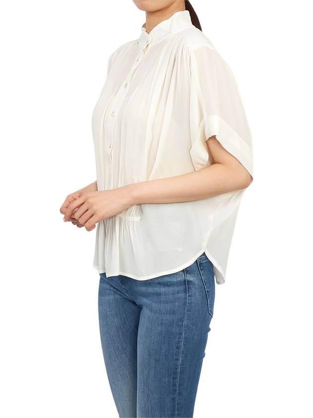 Azalea Short Sleeve Blouse Ecru - ISABEL MARANT - BALAAN 6