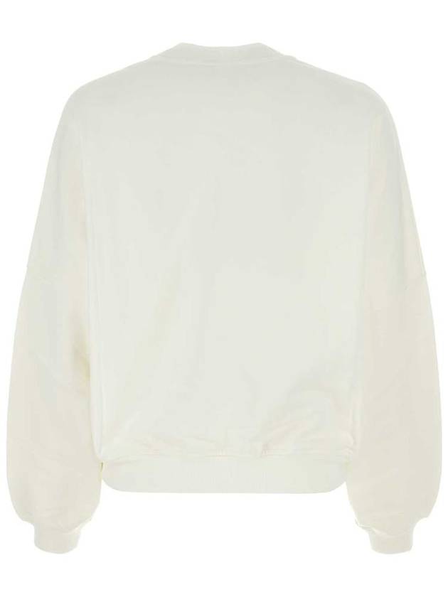 Logo Print Cotton Sweatshirt White - MARNI - BALAAN 3