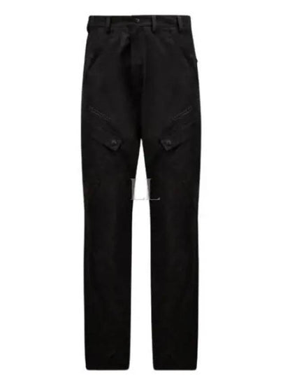 Logo Patch Casual Straight Pants Black - MONCLER - BALAAN 2