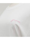 Bust Pink Logo T Shirt - GANNI - BALAAN 4