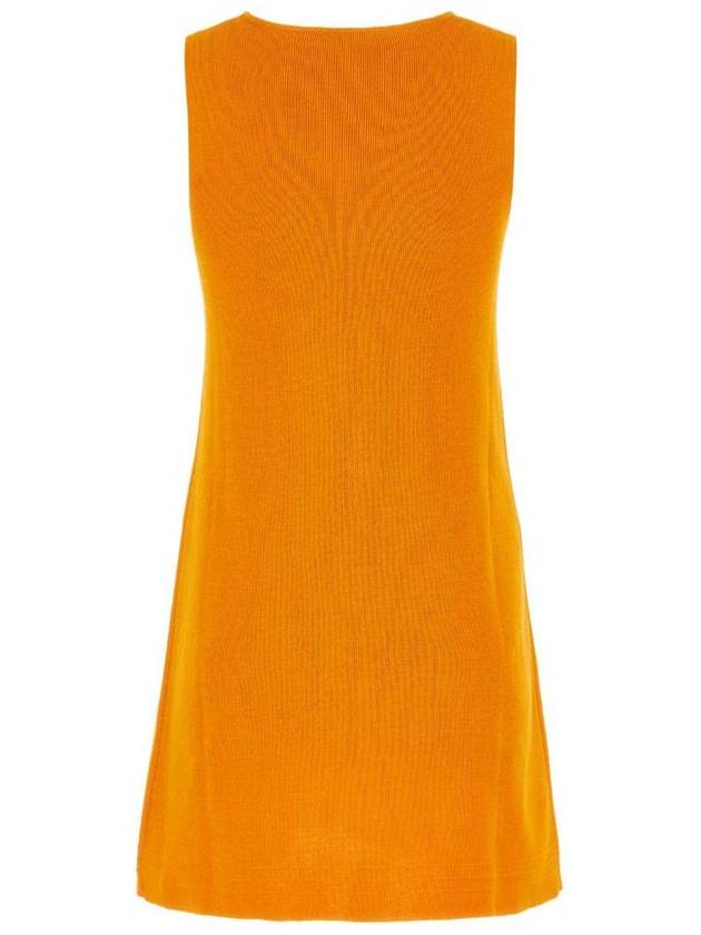 V-neck knit mini dress J02CT0328J15391 - JIL SANDER - BALAAN 3