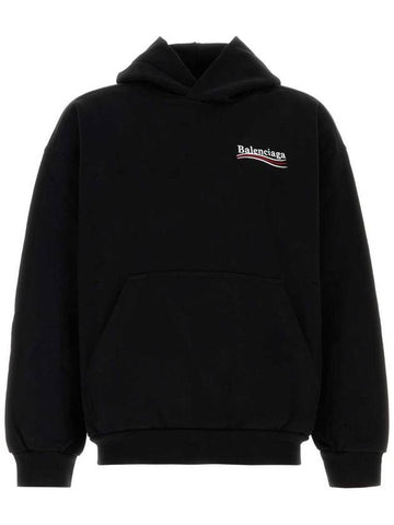 Political Campaign Hoodie Black - BALENCIAGA - BALAAN 1