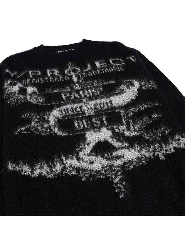 Y Project Men's Logo Sweater MPULL87S25 BLACK - Y/PROJECT - BALAAN 3
