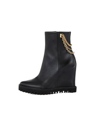 WOMEN CANDIS Leather Boots Black 271158 - GIUSEPPE ZANOTTI - BALAAN 1