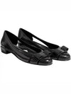 Vara Bow Jelly Ballet Flat Black - SALVATORE FERRAGAMO - BALAAN 2