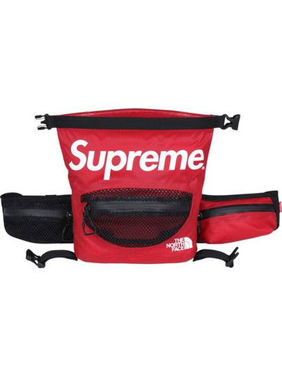 The North Face Waterproof Waist Bag Red - SUPREME - BALAAN 2