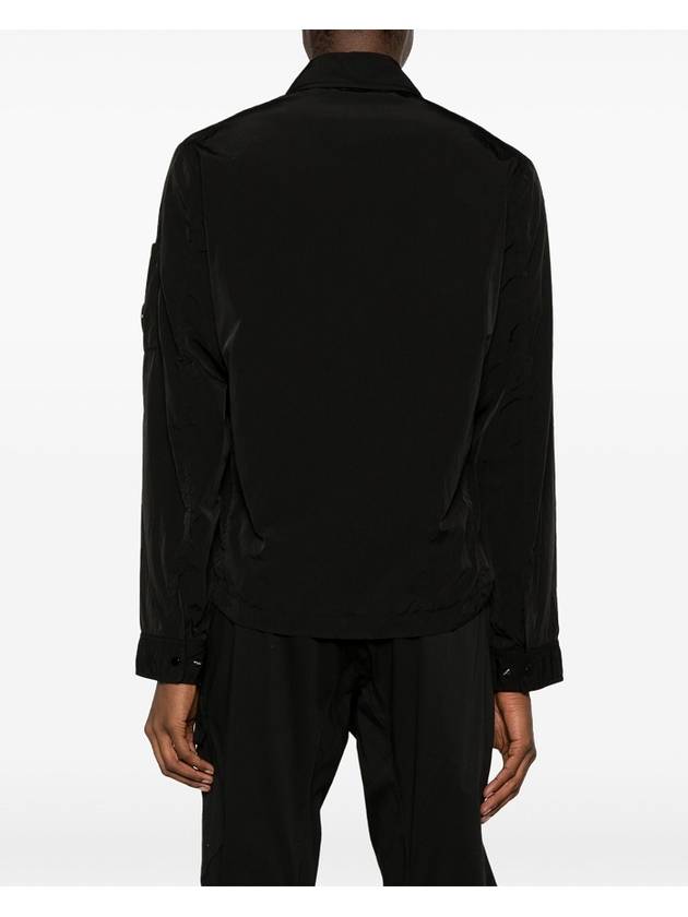 Chrome-R Pocket Over Long Sleeve Shirt Black - CP COMPANY - BALAAN 4