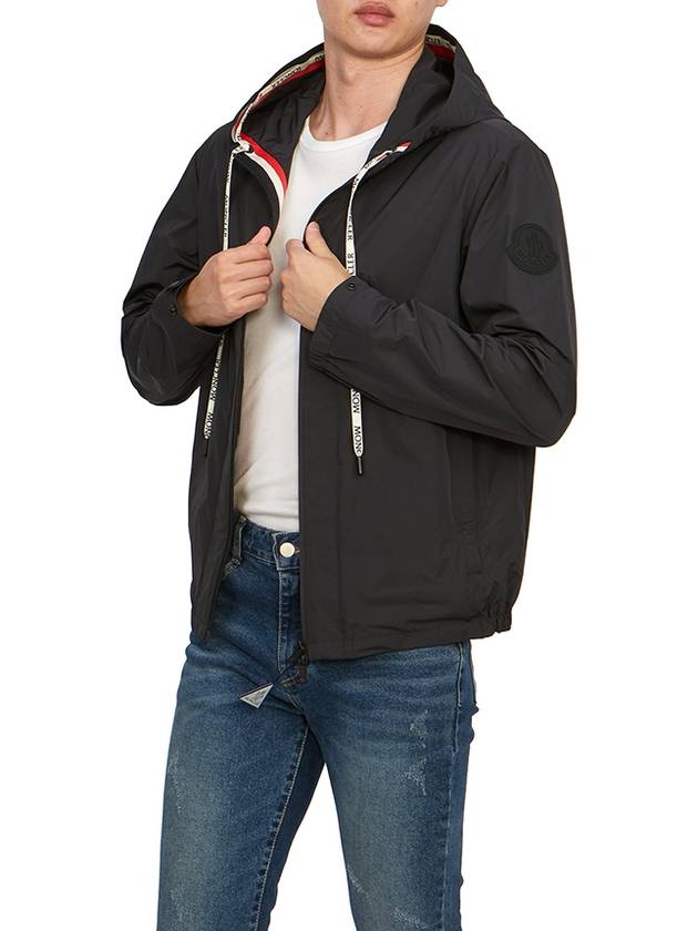 Carles Hooded Jacket Black - MONCLER - BALAAN 6