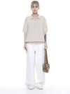 Men s ZCHK BE zipper collar half knit beige - CHANCE'S NOI - BALAAN 4